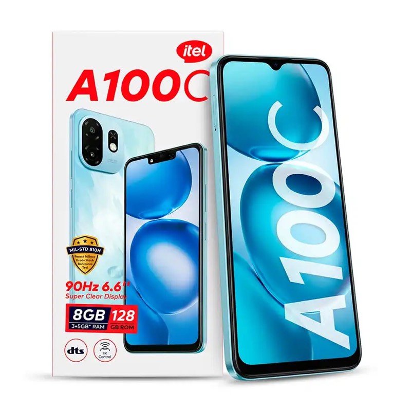 ITEL A100C 3 + 5 GB RAM Y 64GB ROM