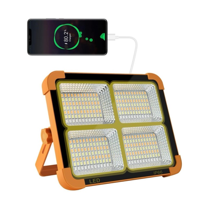 LINTERNA SOLAR RECARGABLE (IP66)