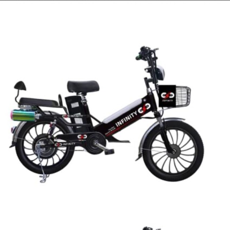 Bicicleta Electrica Infinity EB 400 Negra